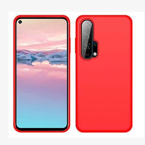 Coque Ultra Fine Silicone Souple 360 Degres Housse Etui C06 pour Huawei Honor 20 Pro Rouge