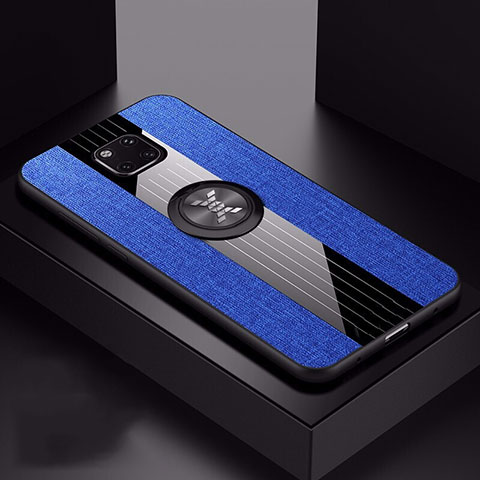 Coque Ultra Fine Silicone Souple 360 Degres Housse Etui C06 pour Huawei Mate 20 Pro Bleu