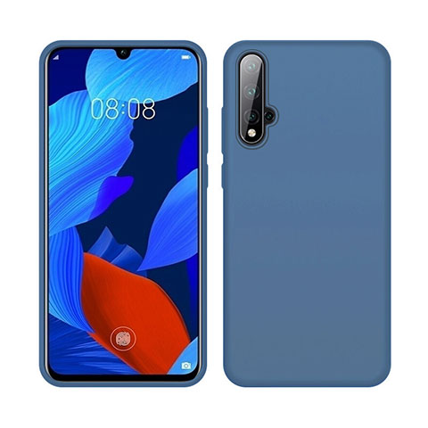 Coque Ultra Fine Silicone Souple 360 Degres Housse Etui C06 pour Huawei Nova 5 Bleu