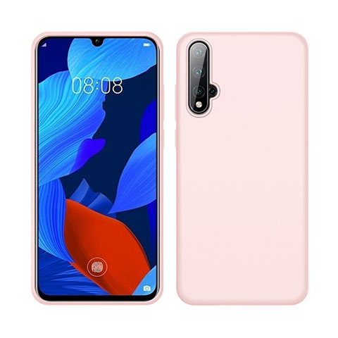 Coque Ultra Fine Silicone Souple 360 Degres Housse Etui C06 pour Huawei Nova 5 Rose