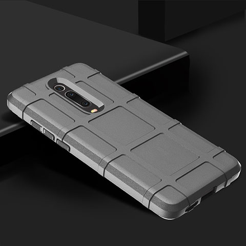 Coque Ultra Fine Silicone Souple 360 Degres Housse Etui C06 pour Xiaomi Mi 9T Argent