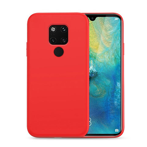 Coque Ultra Fine Silicone Souple 360 Degres Housse Etui C07 pour Huawei Mate 20 Rouge