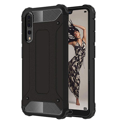 Coque Ultra Fine Silicone Souple 360 Degres Housse Etui C07 pour Huawei P20 Pro Noir