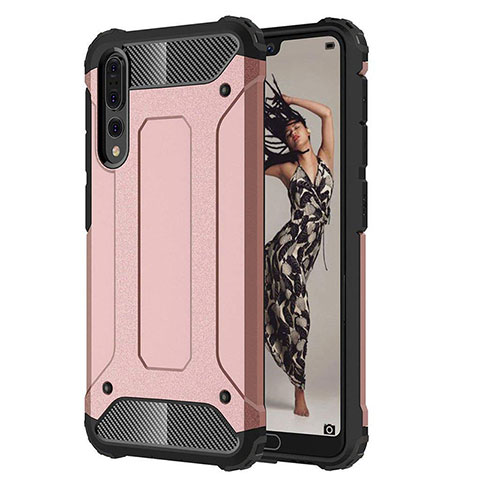 Coque Ultra Fine Silicone Souple 360 Degres Housse Etui C07 pour Huawei P20 Pro Or Rose