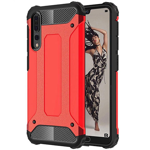 Coque Ultra Fine Silicone Souple 360 Degres Housse Etui C07 pour Huawei P20 Pro Rouge