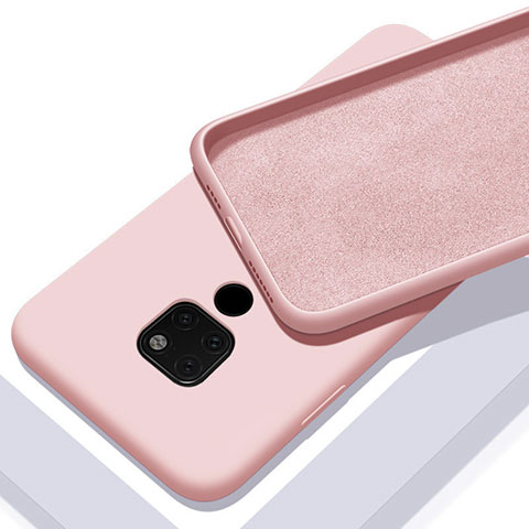 Coque Ultra Fine Silicone Souple 360 Degres Housse Etui C08 pour Huawei Mate 20 Rose