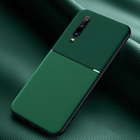 Coque Ultra Fine Silicone Souple 360 Degres Housse Etui C08 pour Huawei P30 Vert