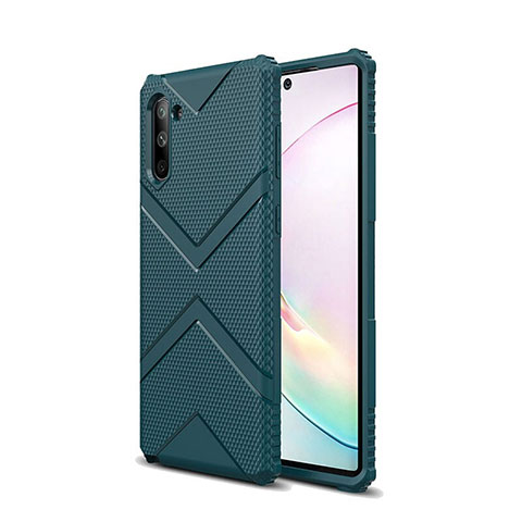 Coque Ultra Fine Silicone Souple 360 Degres Housse Etui C09 pour Samsung Galaxy Note 10 Vert