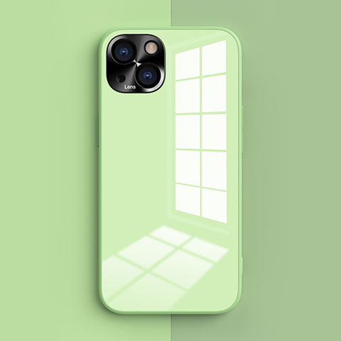 Coque Ultra Fine Silicone Souple 360 Degres Housse Etui G01 pour Apple iPhone 14 Plus Vert Armee