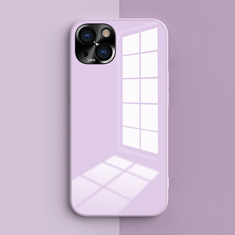 Coque Ultra Fine Silicone Souple 360 Degres Housse Etui G01 pour Apple iPhone 14 Violet Clair