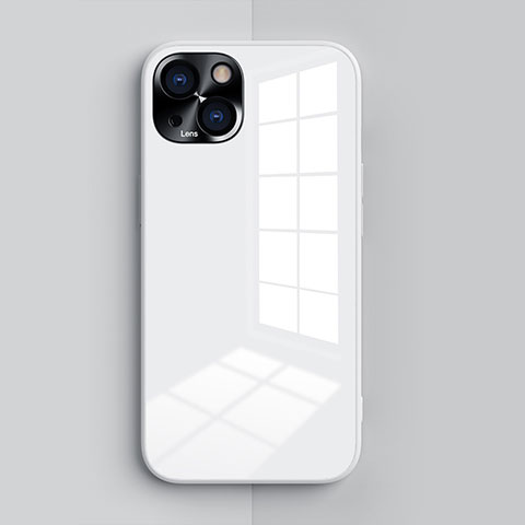 Coque Ultra Fine Silicone Souple 360 Degres Housse Etui G01 pour Apple iPhone 15 Blanc