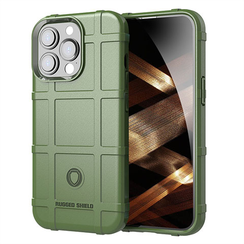 Coque Ultra Fine Silicone Souple 360 Degres Housse Etui G05 pour Apple iPhone 14 Pro Max Vert