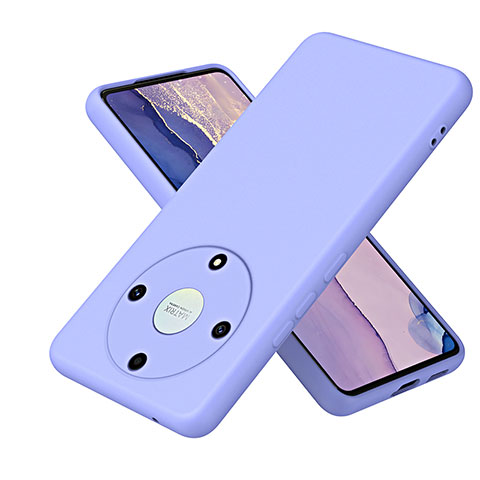 Coque Ultra Fine Silicone Souple 360 Degres Housse Etui H01P pour Huawei Honor Magic5 Lite 5G Violet