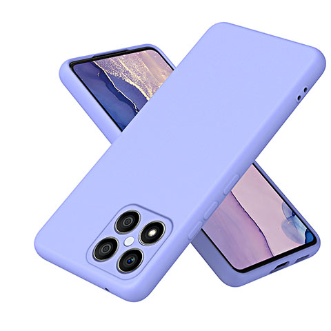 Coque Ultra Fine Silicone Souple 360 Degres Housse Etui H01P pour Huawei Honor X8 4G Violet