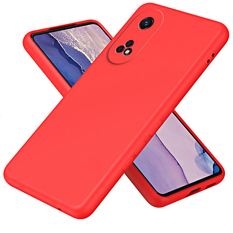 Coque Ultra Fine Silicone Souple 360 Degres Housse Etui H01P pour Oppo Reno8 T 4G Rouge