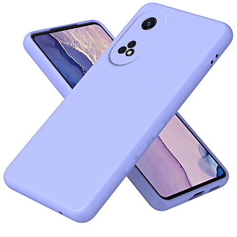 Coque Ultra Fine Silicone Souple 360 Degres Housse Etui H01P pour Oppo Reno8 T 4G Violet