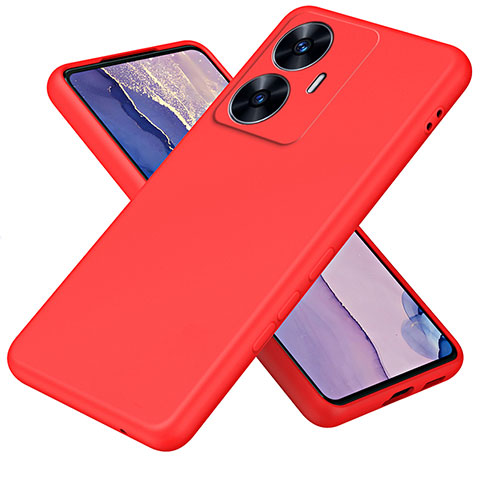 Coque Ultra Fine Silicone Souple 360 Degres Housse Etui H01P pour Realme Narzo N55 Rouge