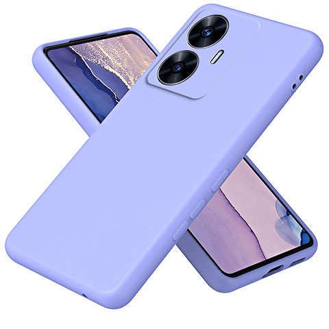 Coque Ultra Fine Silicone Souple 360 Degres Housse Etui H01P pour Realme Narzo N55 Violet Clair