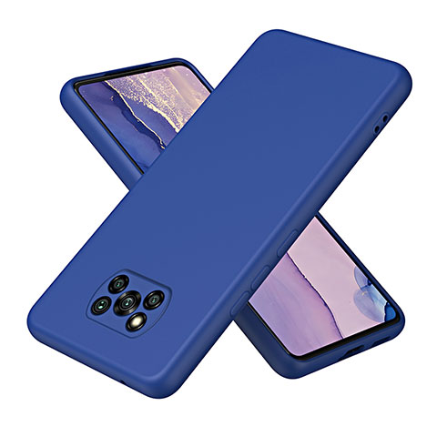 Coque Ultra Fine Silicone Souple 360 Degres Housse Etui H01P pour Xiaomi Poco X3 Bleu