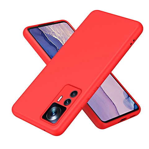 Coque Ultra Fine Silicone Souple 360 Degres Housse Etui H01P pour Xiaomi Redmi K50 Ultra 5G Rouge