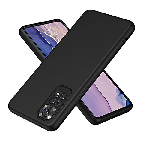 Coque Ultra Fine Silicone Souple 360 Degres Housse Etui H01P pour Xiaomi Redmi Note 11S 4G Noir