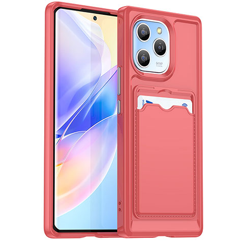 Coque Ultra Fine Silicone Souple 360 Degres Housse Etui HD1 pour Huawei Honor 60 SE 5G Rouge