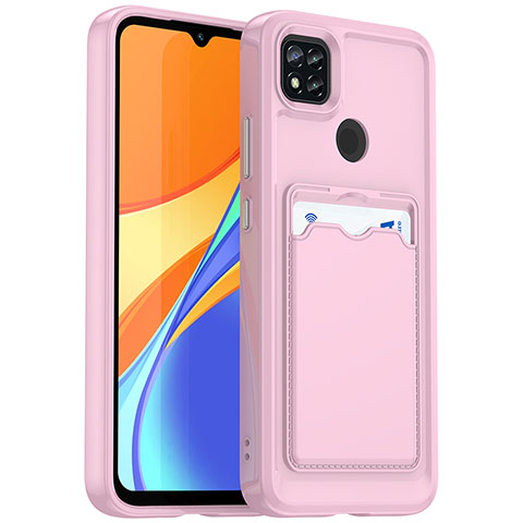 Coque Ultra Fine Silicone Souple 360 Degres Housse Etui HD1 pour Xiaomi POCO C3 Or Rose