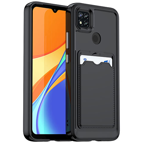 Coque Ultra Fine Silicone Souple 360 Degres Housse Etui HD1 pour Xiaomi Redmi 9 Activ Noir