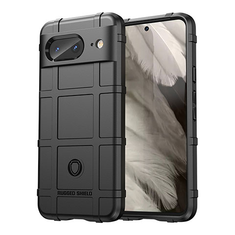 Coque Ultra Fine Silicone Souple 360 Degres Housse Etui J01S pour Google Pixel 8 5G Noir