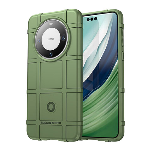 Coque Ultra Fine Silicone Souple 360 Degres Housse Etui J01S pour Huawei Mate 60 Pro+ Plus Vert