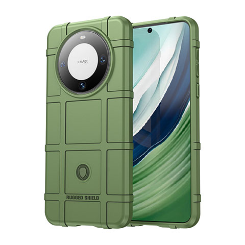 Coque Ultra Fine Silicone Souple 360 Degres Housse Etui J01S pour Huawei Mate 60 Vert