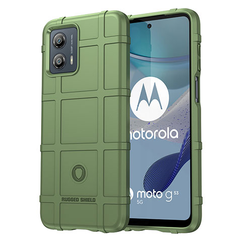 Coque Ultra Fine Silicone Souple 360 Degres Housse Etui J01S pour Motorola Moto G53j 5G Vert