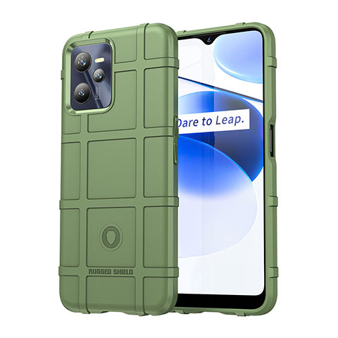 Coque Ultra Fine Silicone Souple 360 Degres Housse Etui J01S pour Realme Narzo 50A Prime Vert