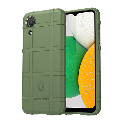 Coque Ultra Fine Silicone Souple 360 Degres Housse Etui J01S pour Samsung Galaxy A03 Core Vert