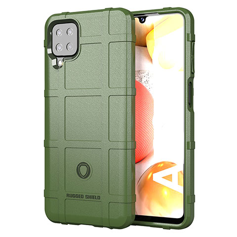 Coque Ultra Fine Silicone Souple 360 Degres Housse Etui J01S pour Samsung Galaxy A12 5G Vert