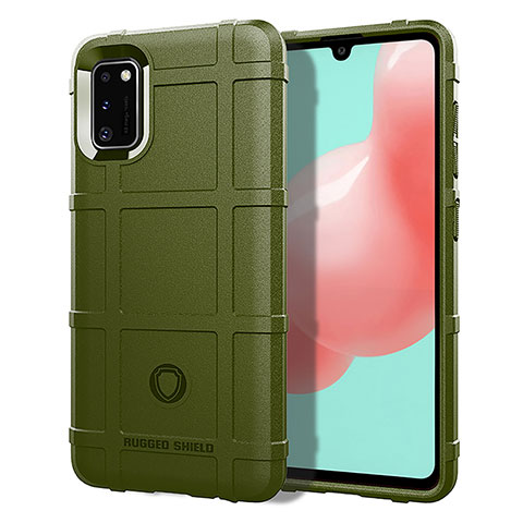 Coque Ultra Fine Silicone Souple 360 Degres Housse Etui J01S pour Samsung Galaxy A41 Vert