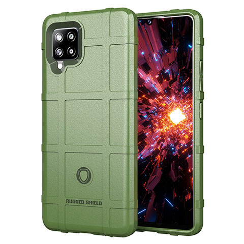 Coque Ultra Fine Silicone Souple 360 Degres Housse Etui J01S pour Samsung Galaxy A42 5G Vert