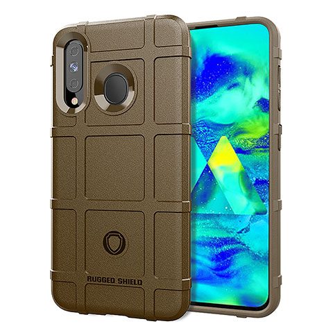 Coque Ultra Fine Silicone Souple 360 Degres Housse Etui J01S pour Samsung Galaxy A60 Marron