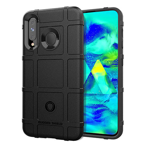 Coque Ultra Fine Silicone Souple 360 Degres Housse Etui J01S pour Samsung Galaxy A60 Noir