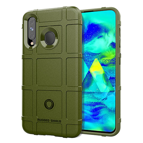 Coque Ultra Fine Silicone Souple 360 Degres Housse Etui J01S pour Samsung Galaxy A60 Vert