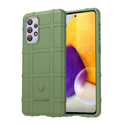 Coque Ultra Fine Silicone Souple 360 Degres Housse Etui J01S pour Samsung Galaxy A73 5G Vert