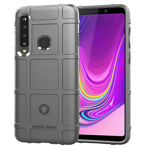 Coque Ultra Fine Silicone Souple 360 Degres Housse Etui J01S pour Samsung Galaxy A9 (2018) A920 Gris