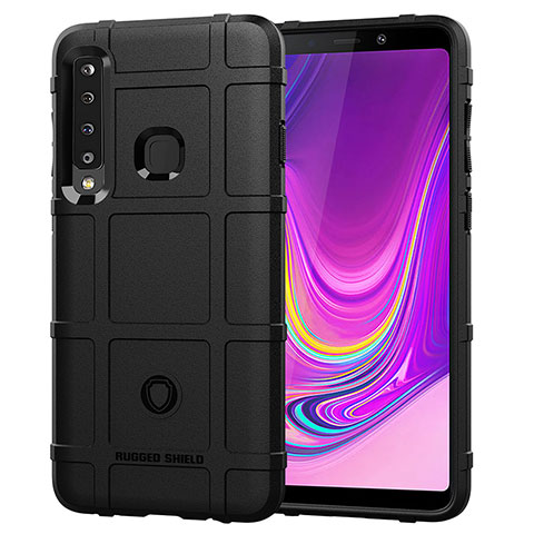 Coque Ultra Fine Silicone Souple 360 Degres Housse Etui J01S pour Samsung Galaxy A9 (2018) A920 Noir