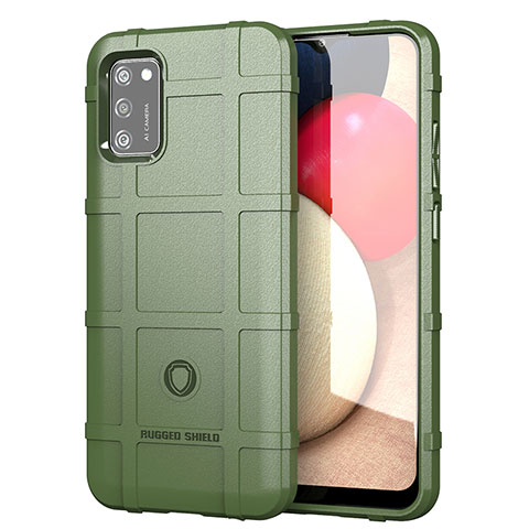 Coque Ultra Fine Silicone Souple 360 Degres Housse Etui J01S pour Samsung Galaxy F02S SM-E025F Vert