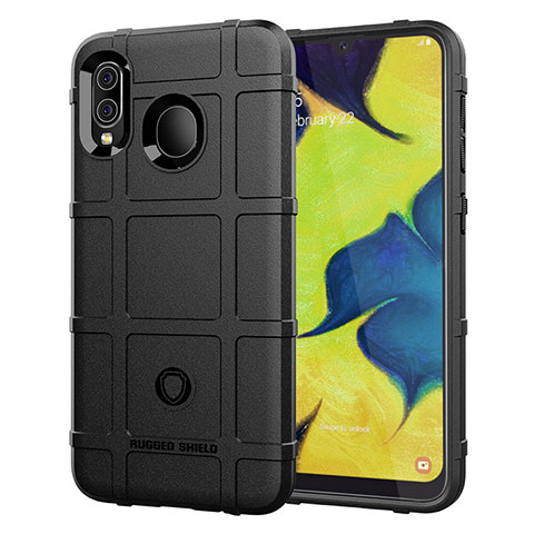 Coque Ultra Fine Silicone Souple 360 Degres Housse Etui J01S pour Samsung Galaxy M10S Noir