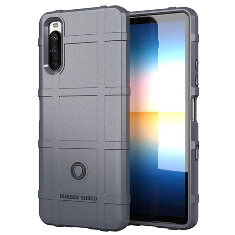 Coque Ultra Fine Silicone Souple 360 Degres Housse Etui J01S pour Sony Xperia 10 III Lite Gris