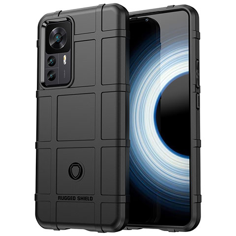 Coque Ultra Fine Silicone Souple 360 Degres Housse Etui J01S pour Xiaomi Mi 12T Pro 5G Noir