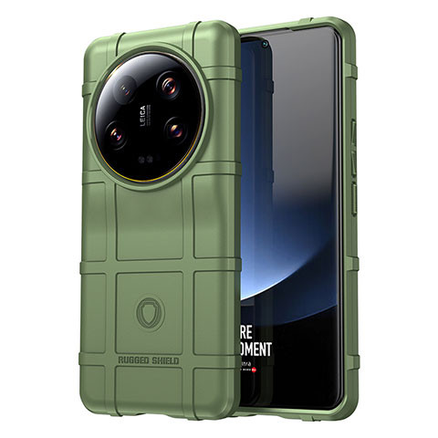 Coque Ultra Fine Silicone Souple 360 Degres Housse Etui J01S pour Xiaomi Mi 13 Ultra 5G Vert