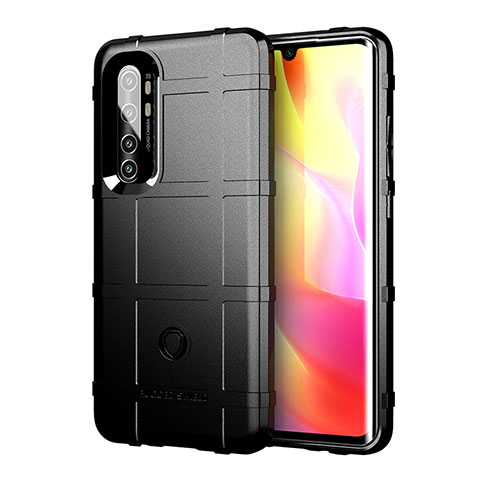 Coque Ultra Fine Silicone Souple 360 Degres Housse Etui J01S pour Xiaomi Mi Note 10 Lite Noir