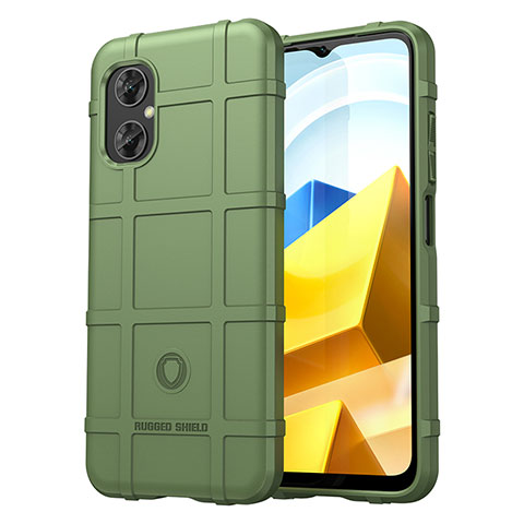 Coque Ultra Fine Silicone Souple 360 Degres Housse Etui J01S pour Xiaomi Poco M4 5G Vert